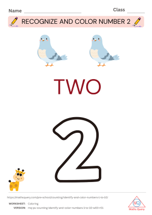 Thumbnail preview of Coloring worksheet of Download Worksheets Of Recognition And Coloring Of Numbers 1 To 10