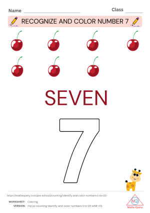 Thumbnail preview of Coloring worksheet of Download Worksheets Of Recognition And Coloring Of Numbers 1 To 10