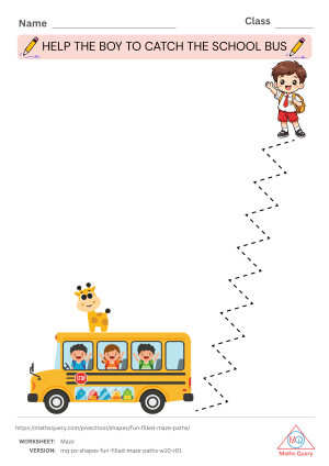 Thumbnail preview of Maze worksheet of Download Activity Sheets To Draw Maze Paths