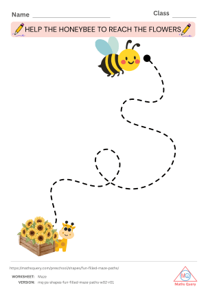 Thumbnail preview of Maze worksheet of Download Activity Sheets To Draw Maze Paths