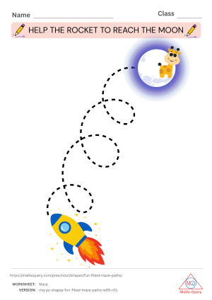 Thumbnail preview of Maze worksheet of Download Activity Sheets To Draw Maze Paths