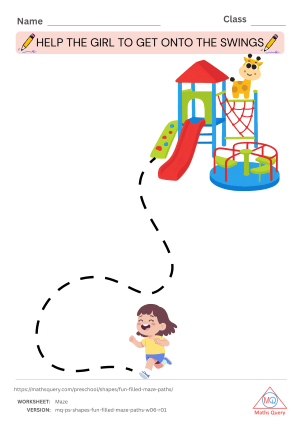 Thumbnail preview of Maze worksheet of Download Activity Sheets To Draw Maze Paths
