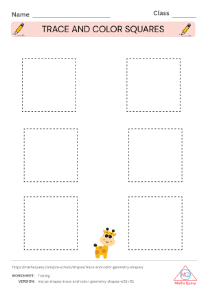 Thumbnail preview of Counting worksheet of Activity Sheets For Tracing And Coloring Of Basic Geometrical Shapes