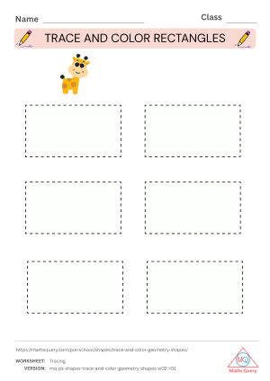 Thumbnail preview of Counting worksheet of Activity Sheets For Tracing And Coloring Of Basic Geometrical Shapes