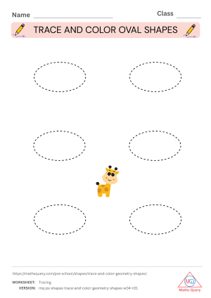 Thumbnail preview of Counting worksheet of Activity Sheets For Tracing And Coloring Of Basic Geometrical Shapes