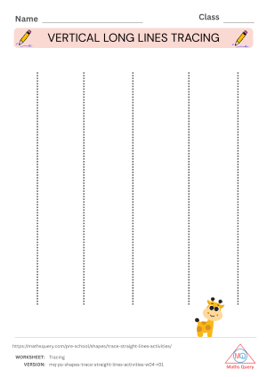 Thumbnail preview of Counting worksheet of Worksheets Of Tracing Of Sleeping, Standing And Slanted Lines
