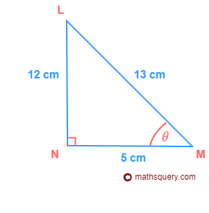 Triangle LNM right angled at N